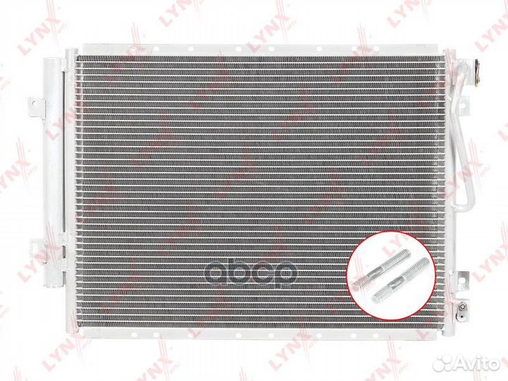 Радиатор кондиционера с осушителем RC0065 lynxauto