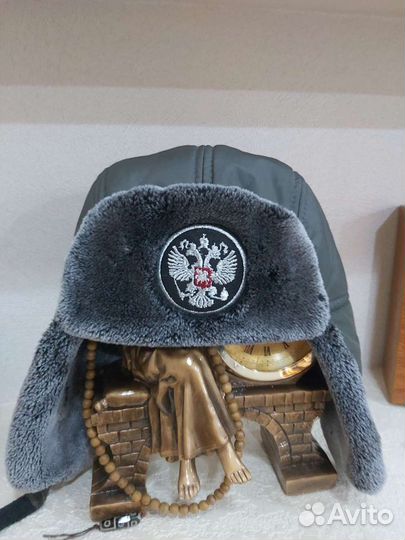 Шапка-ушанка мужская