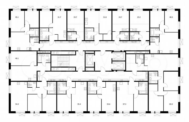 1-к. квартира, 35,4 м², 2/25 эт.
