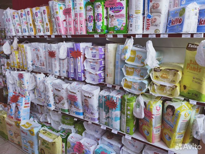 Подгузники и трусики разные фирмы