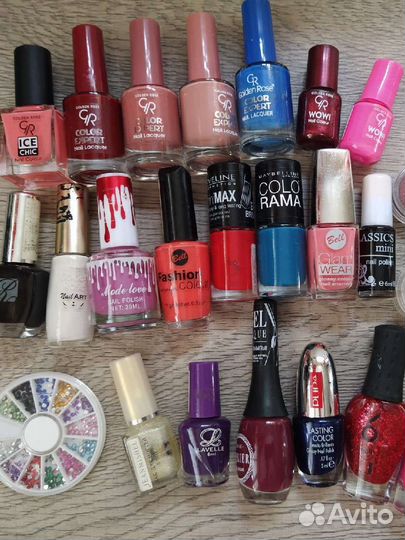 Лак для ногтей пакетом