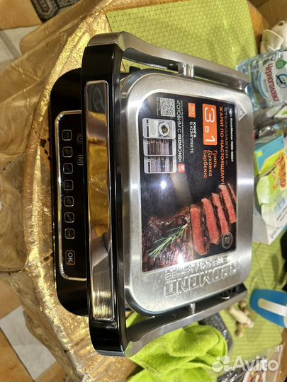 Электрогриль redmond m-807