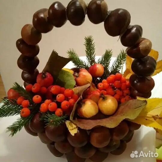 Осенние поделки, дары осени