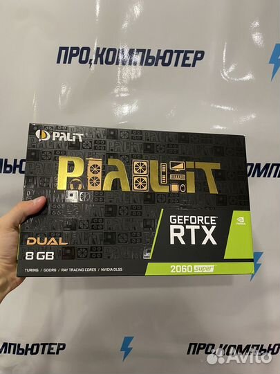 Видеокарта RTX 2060 Super 8Gb Palit