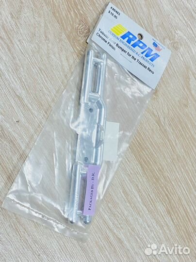 Traxxas E-Revo/Revo 3.3 1/10 бампер зад хром RPM