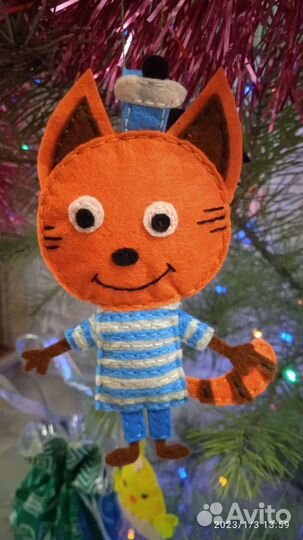 Поделки из фетра, брелок, игрушка из фетра