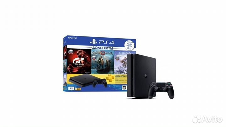 PS4 Slim 1Tb + 400 Игр Гарантия 1 Год