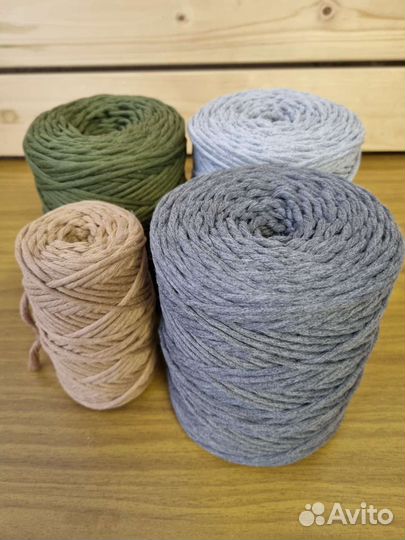 Шпагат хлопковый 3,4,5,6мм