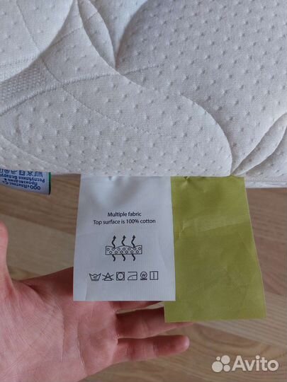 Детский матрас 119х60х10 Плитекс кокос+латекс