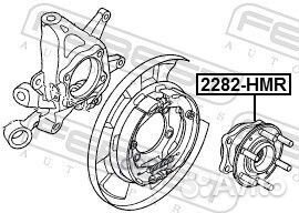 Ступица задняя 2282HMR Febest