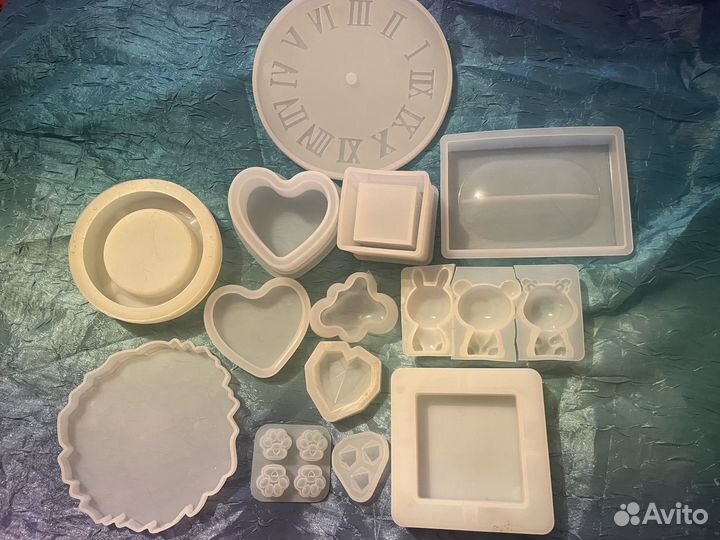 Формы для мыла, молды для эпоксидный смолы, свечей
