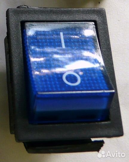 Клавишный Выключатель KCD4-W 250В Подсветка 1 шт