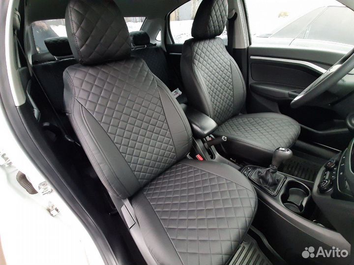 Чехлы из экокожи на Лада Веста и другие авто