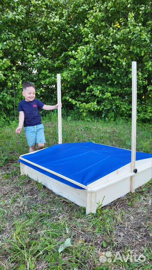 Песочница детская с крышей