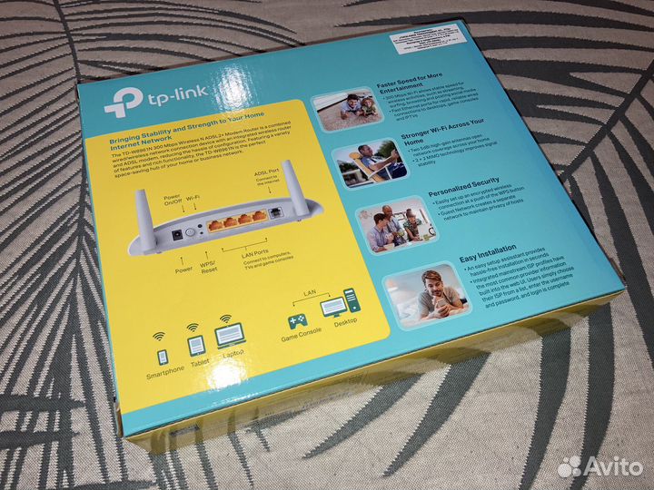 Роутер TP-Link TD-W8961N adsl2+