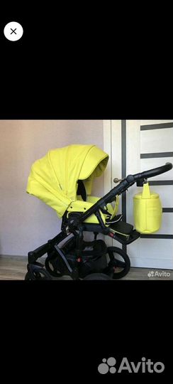 Коляска 2 в 1 adamex karbon