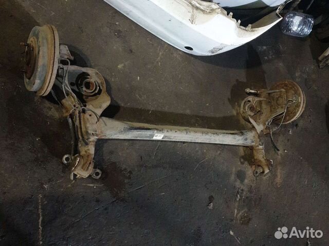 Задняя балка в сборе шевроле авео т300