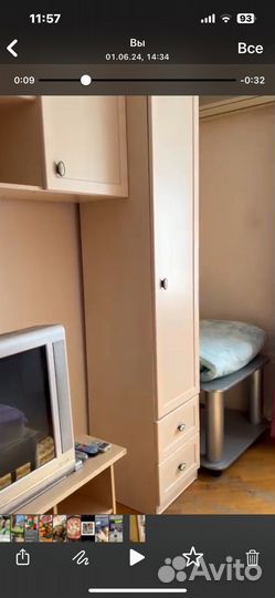 Шкаф стеллаж мебель Италия детская