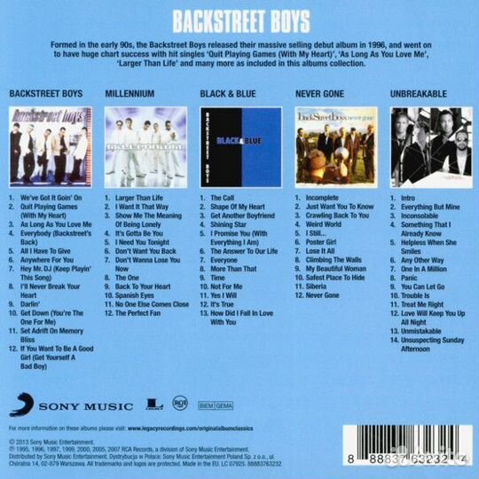 Backstreet Boys - Original Album Classics (CD)