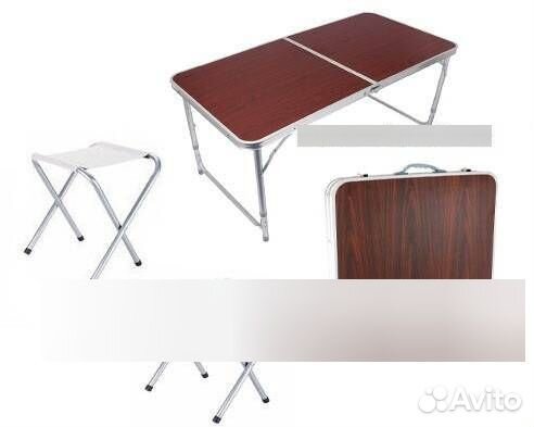 Стол складной туристический 2 стула