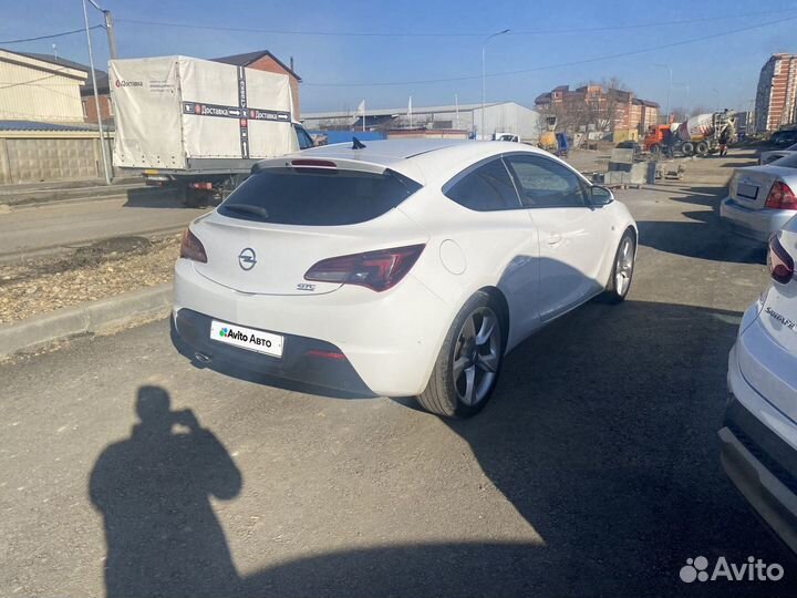 Opel Astra GTC 1.4 AT, 2014, 168 000 км