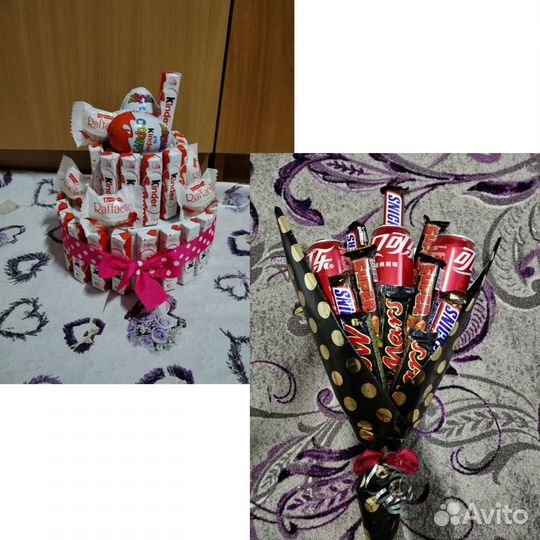 Сладкие букеты