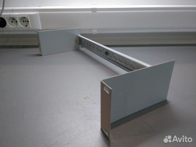 Кронштейн 2U Din-рейка 2 шт для серверного шкафа