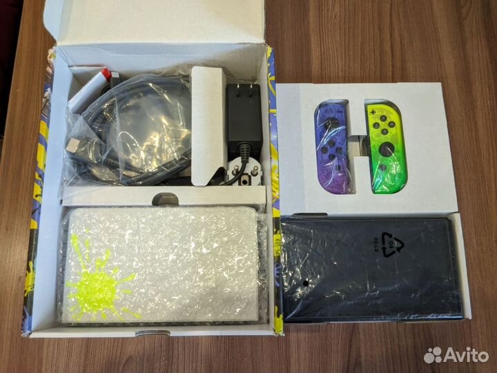 Nintendo switch oled новая прошитая с чипом