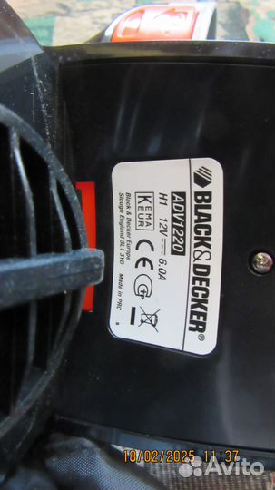 Автомобильный пылесос black decker