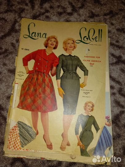 Журнал мод иностранный 60-е года