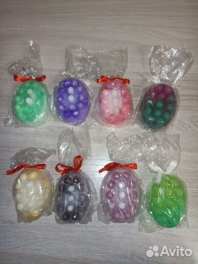 Мыло ручной работы массажное