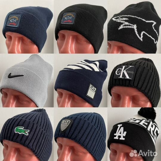 Шапки мужские Bikkembergs, Ea7, Boss, Tommy