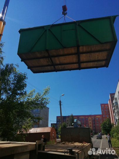 Перевозка металлических гаражей, негабарита