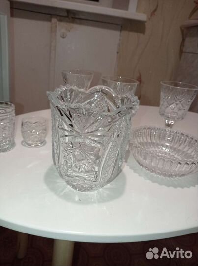 Рюмки, стопки, фужеры хрусталь СССР