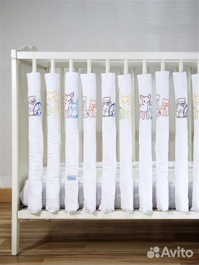 Бортики в кроватку/фенс-бамперы 2 комплекта