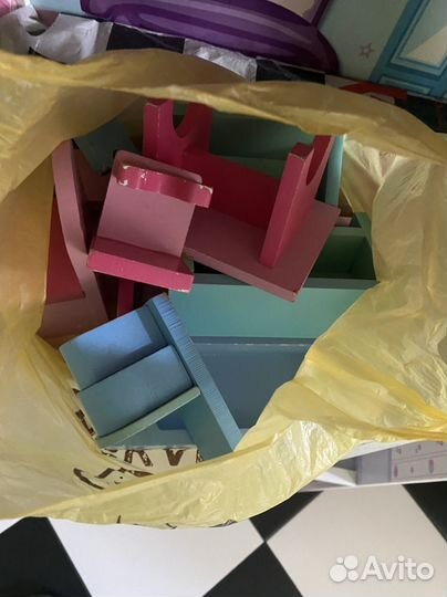 Детский игровой домик из дерева