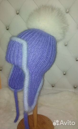 Шапка-ушанка на ребёнка 1,5-2 года