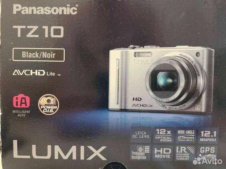 Компактный фотоаппарат Panasonic Lumix TZ10