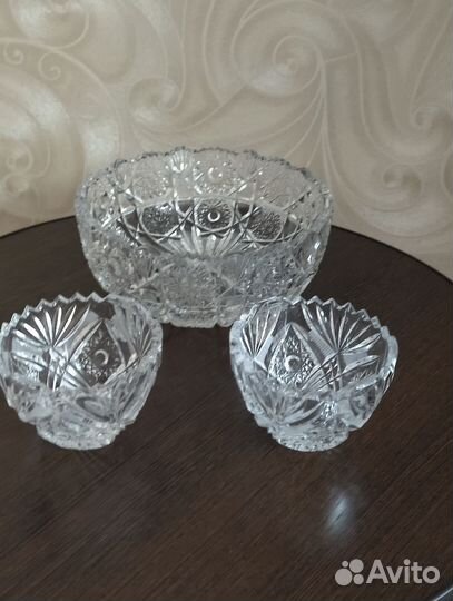 Хрусталь СССР, салатник,креманка