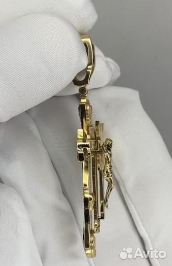 Крест лучи позолота jewelry studio ar&ma