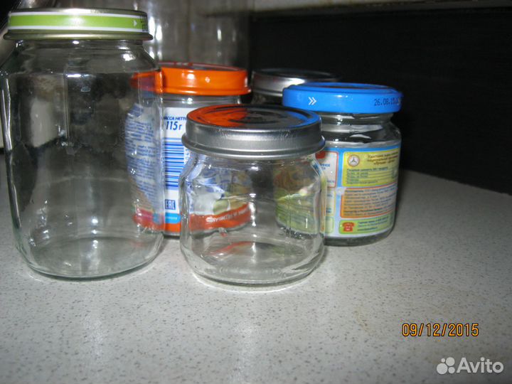 Баночки от детского пюре