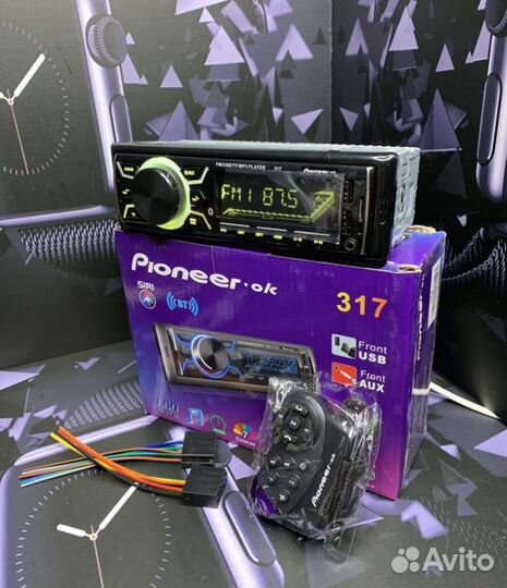 Новая автомагнитола Pioneer + пульт управления