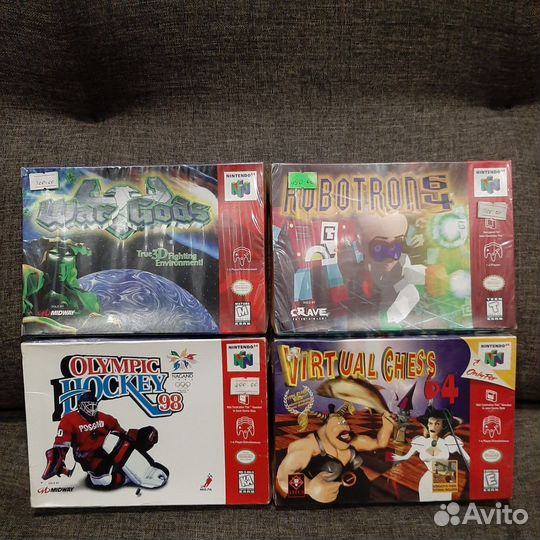 Запечатанные игры Nintendo 64 ntsc-U