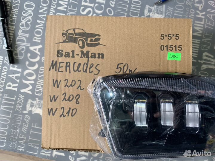 Led птф Sal Man противотуманки на большинство авто