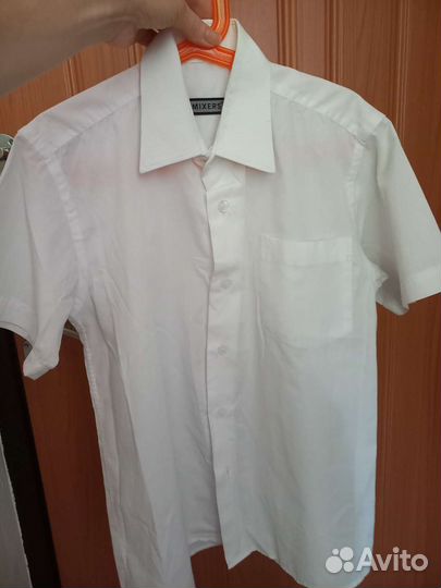 Белая рубашка для мальчика 146 152