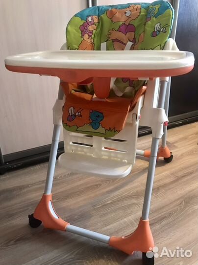 Стульчик для кормления chicco polly 0 - 3 лет