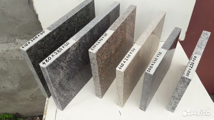 Гранитная плита для работы с кожей