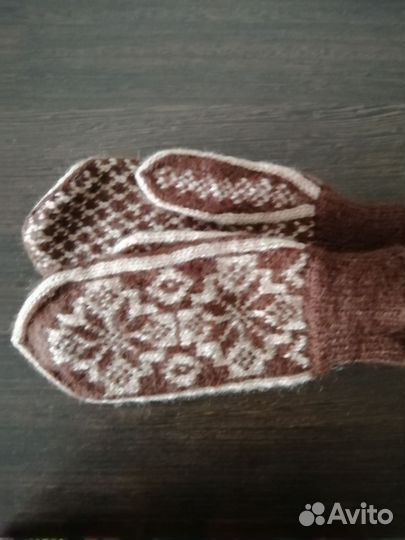 Варежки женские ручная работа новые