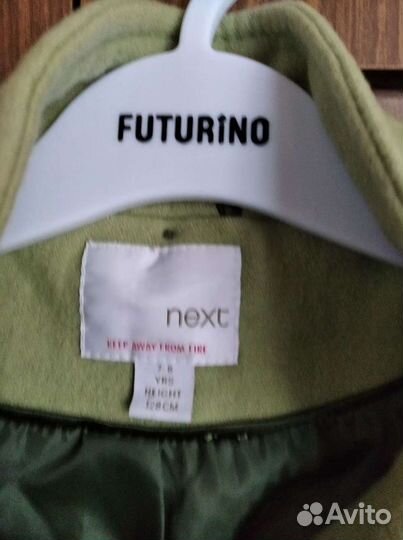 Пальто для девочки 7-8лет