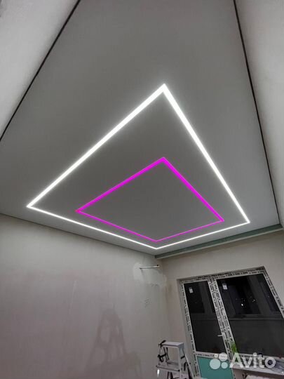 Монтаж натяжных потолков с гарантией